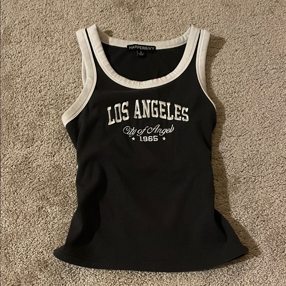 HARPER&IVY Los Angeles (City of Angels) Graphic Tank Top